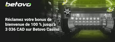 Bonus de bienvenue Betovo Casino