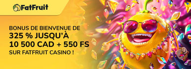 Bonus de bienvenue FatFruit Casino