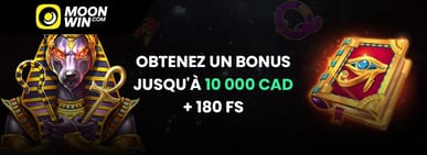 Bonus de bienvenue Moonwin Casino